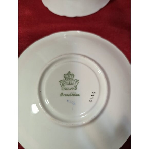 Vintage AYNSLEY"Orange" Bone China Cup & Saucer - Picture 8 of 8